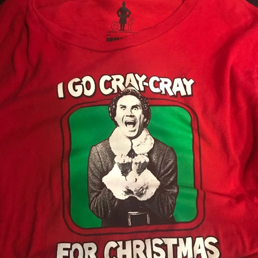 Funny elf tee